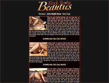 Tablet Screenshot of blackbootybeauties.com